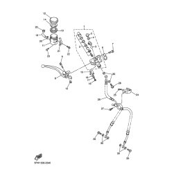 HALTER, BREMSSCHLAUCH