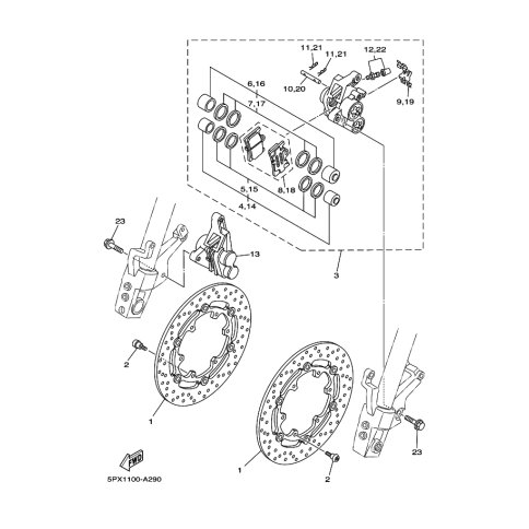 BREMSSATTEL KOMPL.(R)