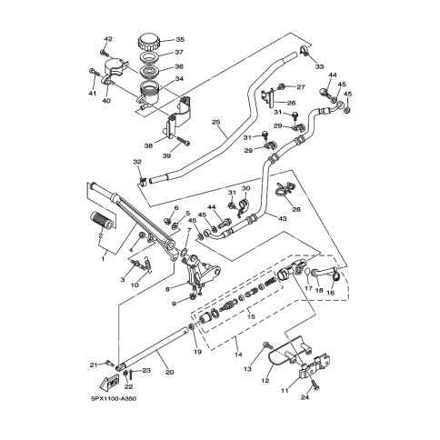 KONSOLE, HAUPTBREMSZYL.