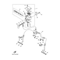 HALTER, BREMSSCHLAUCH