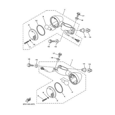 VORDERER BLINKER KOMPL. 2