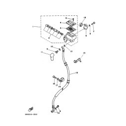HALTER, BREMSSCHLAUCH 1