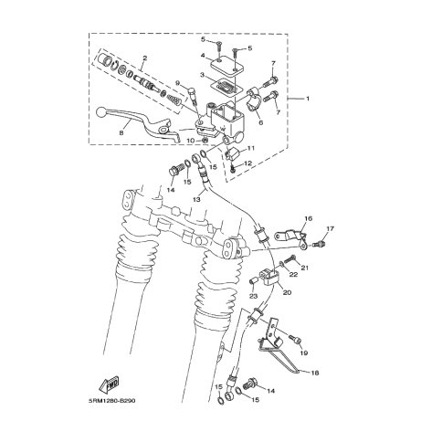 HALTER, BREMSSCHLAUCH 1