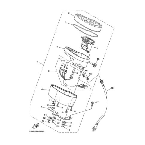 ABDECKUNG, INSTRUMENT