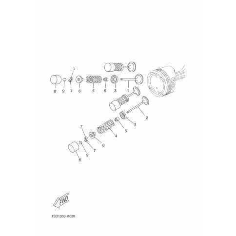 HALTER, VENTILFEDER