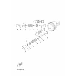 HALTER, VENTILFEDER