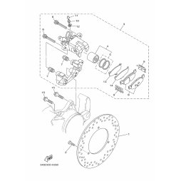 BREMSSATTEL KOMPL., HINTEN