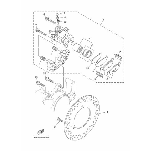 BREMSSCHEIBE, HINTEN 2