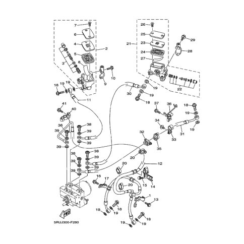 HOLDER, BRAKE HOSE 5