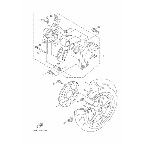 BREMSSATTEL-DICHTUNGSSATZ