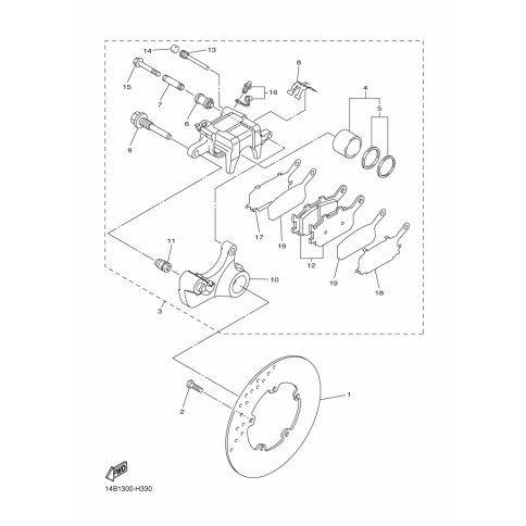 BREMSSATTEL-DICHTUNGSSATZ