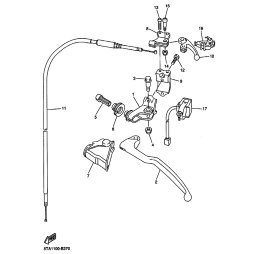 HOLDER, STARTER LEVER
