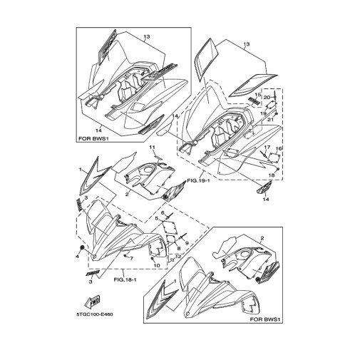 GRAPHIC SET,REAR FENDER