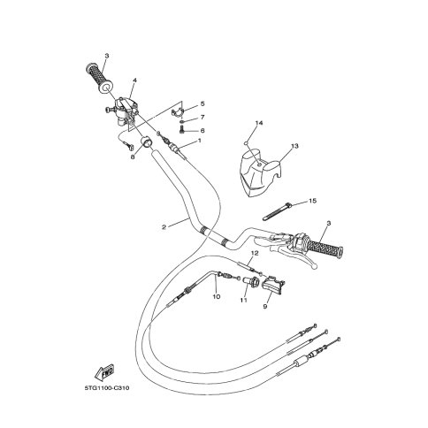 THROTTLE LEVER ASSY