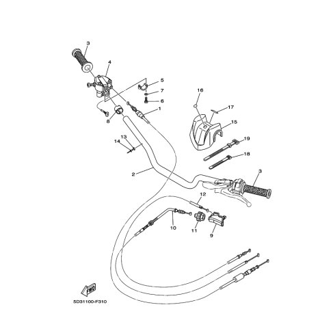 THROTTLE LEVER ASSY