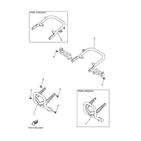 BAR, CARRY REAR