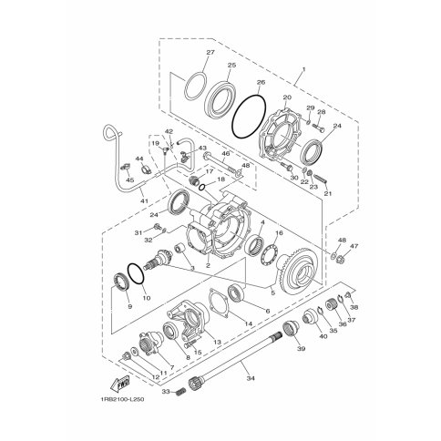 .HOUSING, PINION BEARING