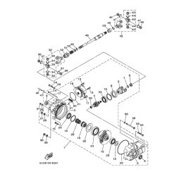 FRONT AXLE GEAR CASE COMP.