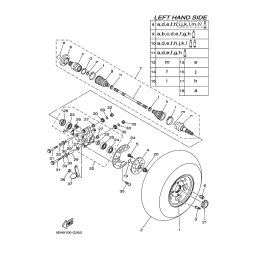 CAST WHEEL, REAR
