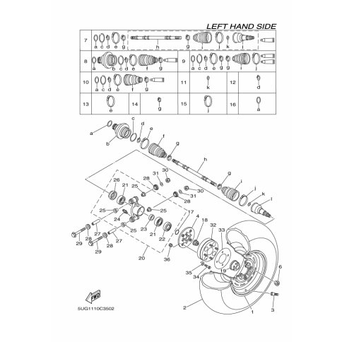 REAR KNUCKLE ASSY