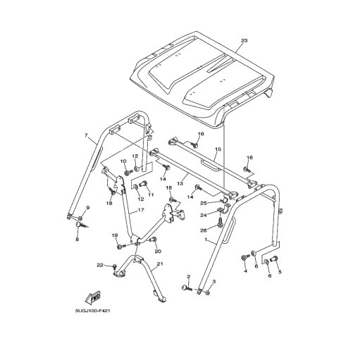 ROOF SUPPORT ASSY 2
