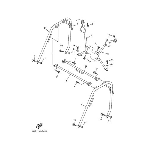MEMBER, ROOF FRAME 2