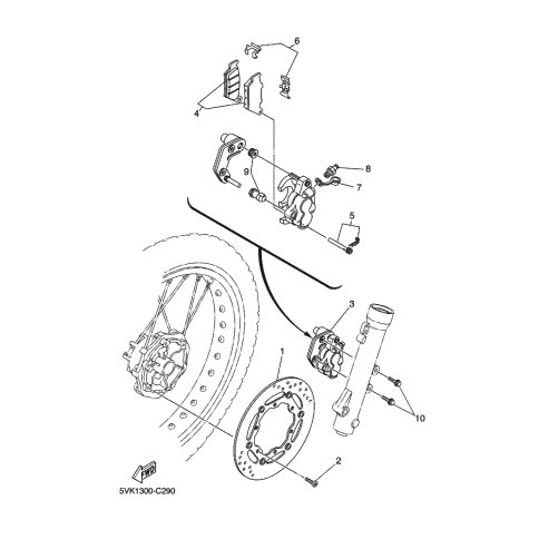 BREMSSATTEL KOMPL.(L)