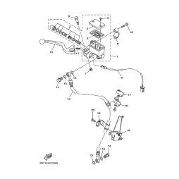 HALTER, BREMSSCHLAUCH