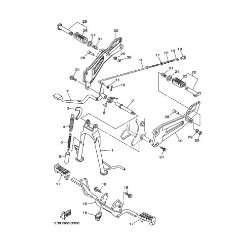 KONSOLE, FUSSRASTE 2