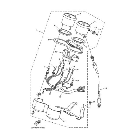 ABDECKUNG, INSTRUMENT 2