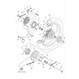 SPOKE SET, REAR