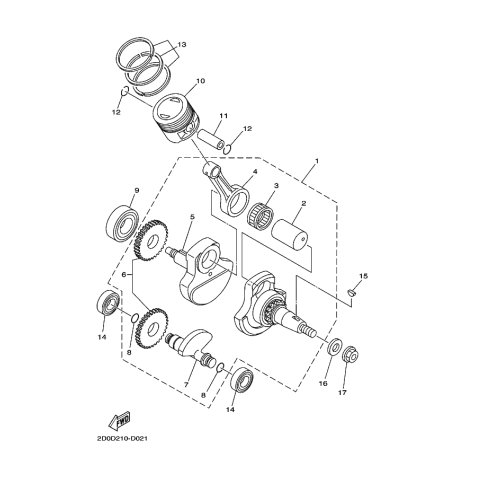 PISTON RING SET (STD)