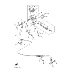 HALTER, BREMSSCHLAUCH 1