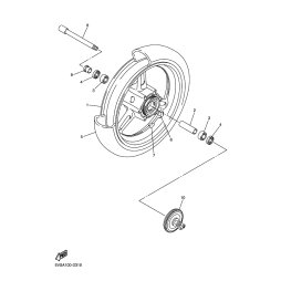 CAST WHEEL, FRONT