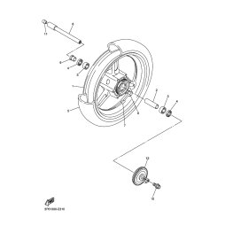 CAST WHEEL, FRONT