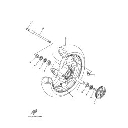 CAST WHEEL, FRONT