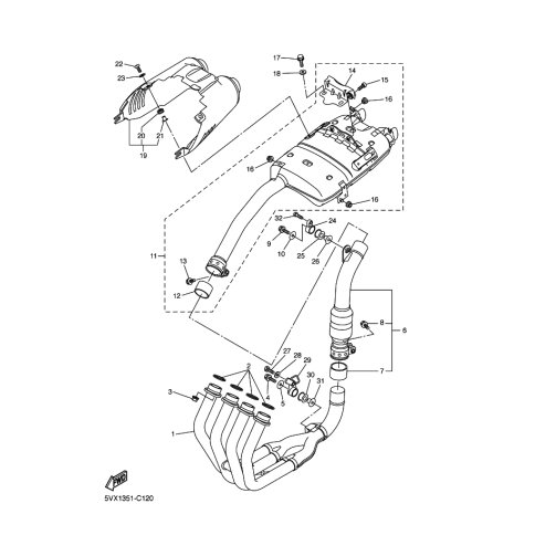 BRACKET, SILENCER 3