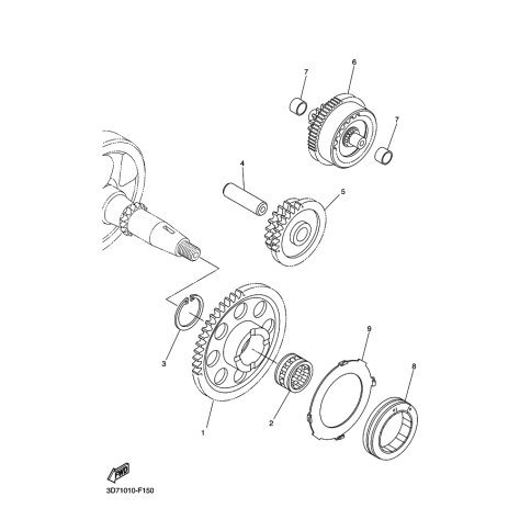 PLATE, STARTER CLUTCH ASSY