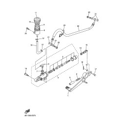 HALTER, BREMSSCHLAUCH