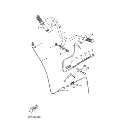 HALTER, BREMSSCHLAUCH 1