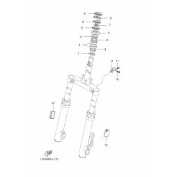 HALTER, BREMSSCHLAUCH