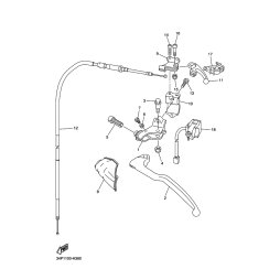HOLDER, STARTER LEVER