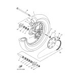 RR. WHEEL SPROCKET COMP. (45T)