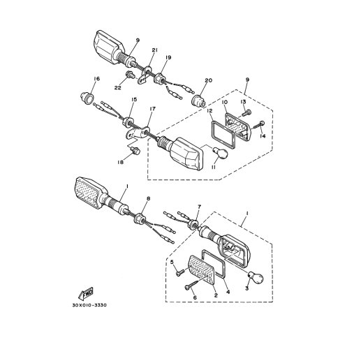 VORDERER BLINKER KOMPL. 1
