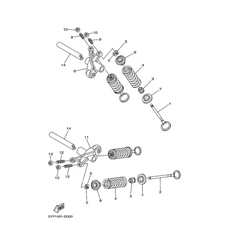 HALTER, VENTILFEDER