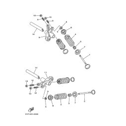 HALTER, VENTILFEDER