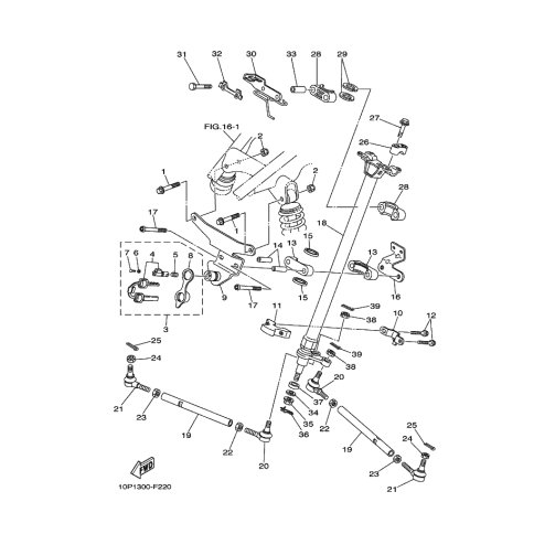 BRACKET, STEERING LOWER