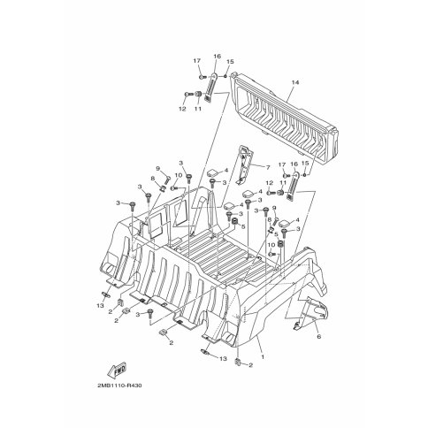 BODY, LATCH 1