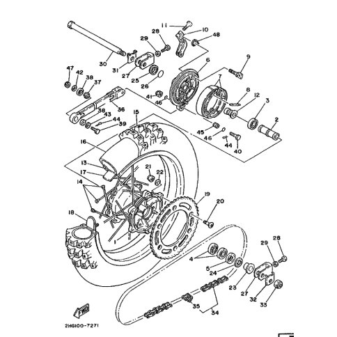 SCHRAUBE, MIT BOHRUNG