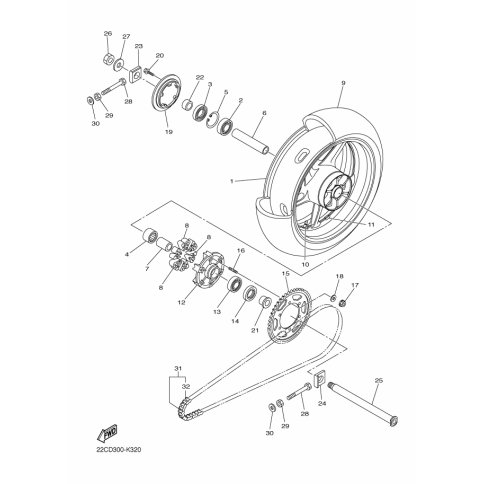 SCHRAUBE, MIT SCHEIBE